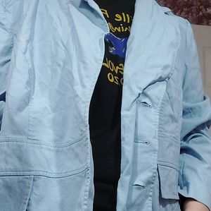 Sky Blue Lane Bryant Blazer